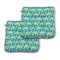 Classic Accessories 19" x 19" x 5" Seat Cushions, Real Teal Palm, 2PK DCRCCH19195-2PK - alternate 1
